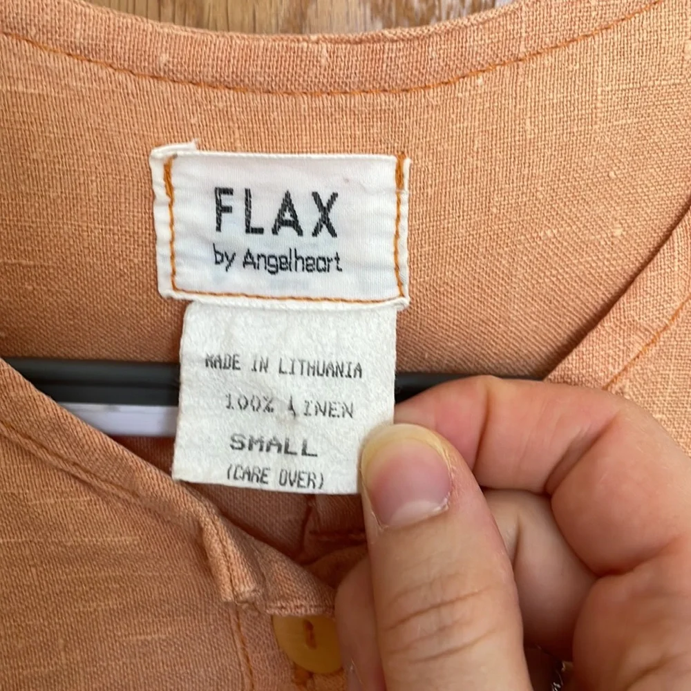 FLAX linen tunic/mini dress - Picture 2 of 5